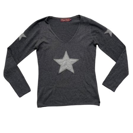 fairy grunge star knit jumper sweater !! size S/M... - Depop