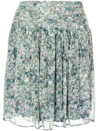 Zadig&Voltaire Mini floral-print Pleated Skirt - Farfetch