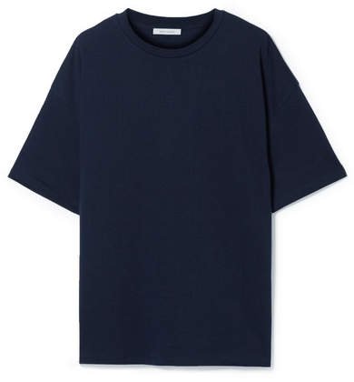 Ninety Percent - Faye Oversized Organic Cotton-jersey T-shirt - Navy