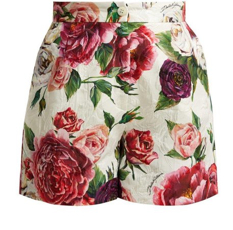 dolce pants shorts floral
