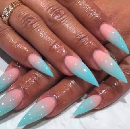 cotton candy nails