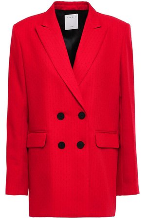 Red Billy jacquard blazer | Sale up to 70% off | THE OUTNET | SANDRO | THE OUTNET