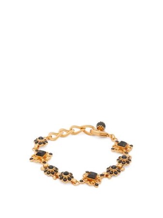 Dolce & Gabbana Baroque Crystal-Embellished Bracelet