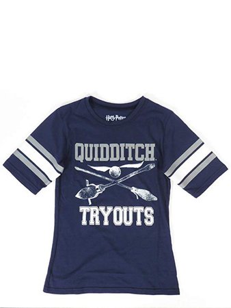 Amazon.com: Harry Potter Quidditch Juniors Navy Hockey Tee-Women's X-Large: Clothing