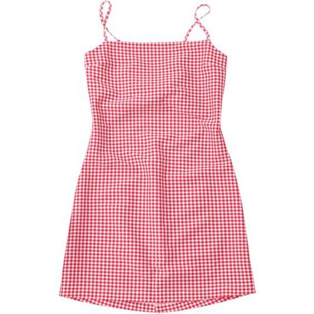 Checked Bowknot Cut Out Mini Dress