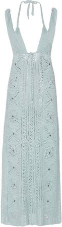 Jonathan Simkhai Remi Crochet Midi Dress Size: XS