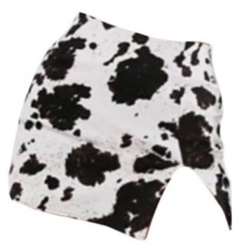 cow print skirt
