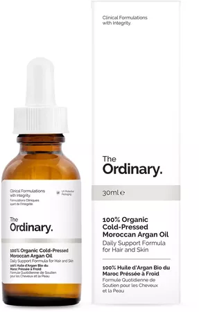 The Ordinary Hydrators and Oils 100% Organic Cold Pressed Moroccan Argan Oil 30 ml | Lyko.se