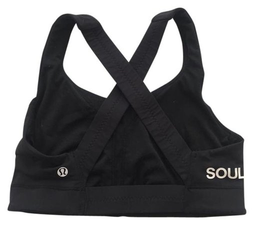 Lululemon Black Soulcycle Activewear Sports Bra Size 4 (S, 27) - Tradesy