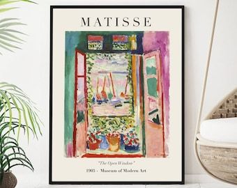 Matisse Print Madame Matisse Madras Rouge Matisse Woman | Etsy