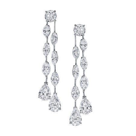 diamond statement earrings - Google Search