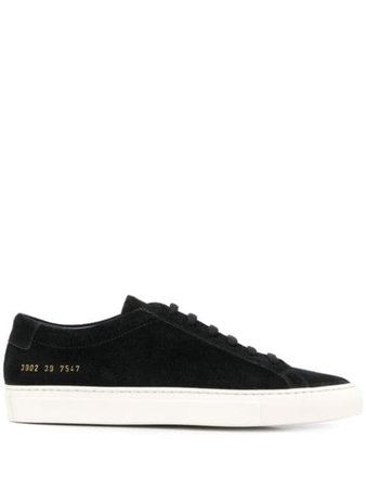 Common Projects number-print low top sneakers black 3902 - Farfetch