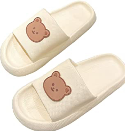 cute brown slippers