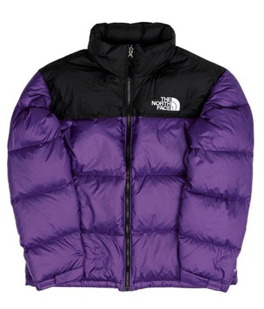 north face purple coat