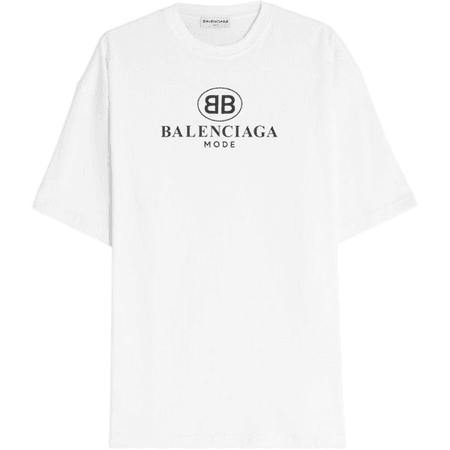 Balenciaga Logo Cotton T-Shirt