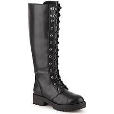 black long lace up leather combat boots - Google Search