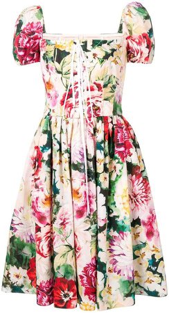 floral print skater dress
