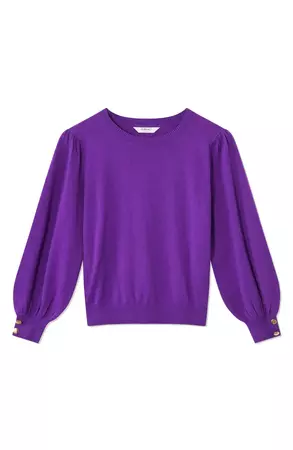 LK Bennett Diana Puff Shoulder Sweater | Nordstrom