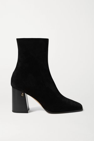 Black Bryelle 65 suede ankle boots | Jimmy Choo | NET-A-PORTER