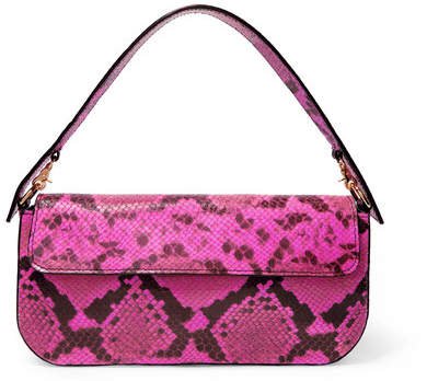 Marques' Almeida - Snake-effect Leather Shoulder Bag - Pink