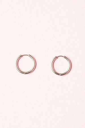 Silver Hoop Earrings - Earrings - Jewelry - Accessories