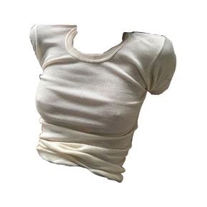 tight vintage white thin top shirt nipples