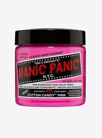 Manic Panic Cotton Candy Pink Classic High Voltage Semi-Permanent Hair Dye