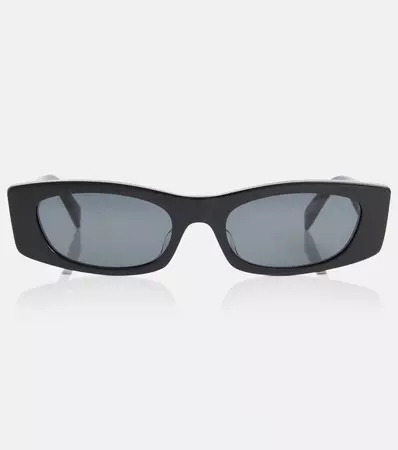 Rectangular Sunglasses in Black - Celine Eyewear | Mytheresa
