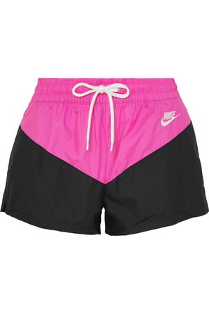 Nike | Two-tone shell shorts | NET-A-PORTER.COM