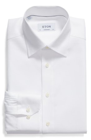 Eton Contemporary Fit Solid Dress Shirt | Nordstrom