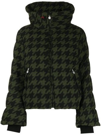 Perfect Moment houndstooth-print Padded Jacket - Farfetch