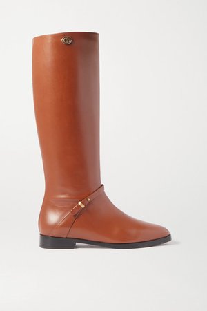 Gucci | Rosie leather knee boots | NET-A-PORTER.COM