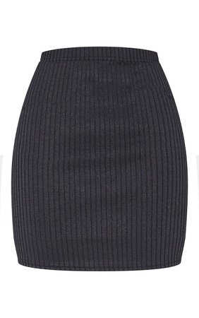 Burgundy Rib Mini Skirt | Skirts | PrettyLittleThing USA