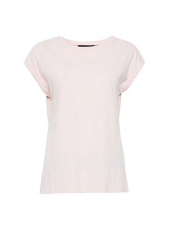 Pink Organic Cotton Roll Sleeve T-Shirt | Dorothy Perkins