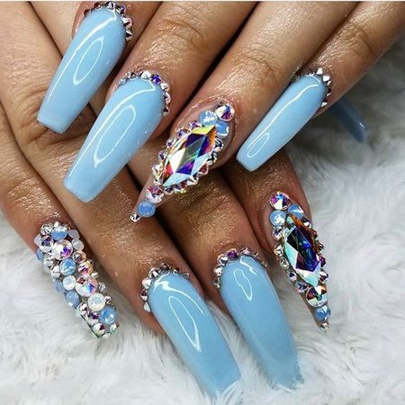Pinterest - The Acrylic Coffin Nail Designs Ideas are so perfect for 2018-2019! Hope they can inspire you and read the article to get th | Nails Art Desgin
