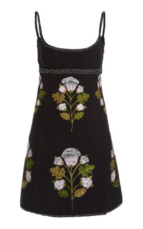 Embroidered Boucle Mini Dress By Giambattista Valli | Moda Operandi