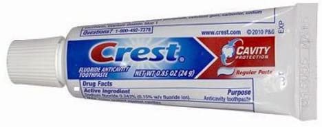 Amazon.com: Crest, Cavity Protection Fluoride Anticavity Toothpaste, 0.85 Oz Travel Size (50 Pack): Health & Personal Care