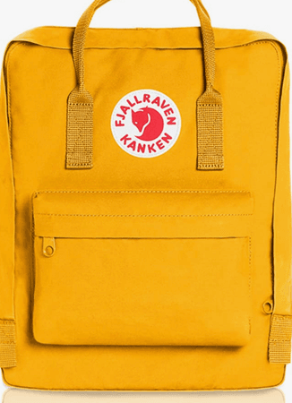 cute yellow backpack