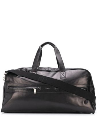 Saint Laurent leather duffle bag black 6334151ELFE - Farfetch