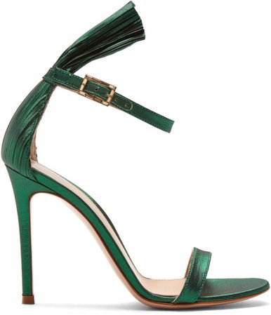 Green Belvedere Heels