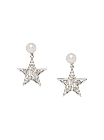 Miu Miu star-shaped Embellished Earrings - Farfetch