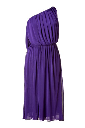 Purple One Shoulder Dress Gr. DE 36