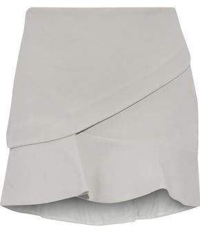Layered Cotton-blend Mini Skirt