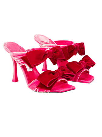 Jimmy Choo red pink heels shoes