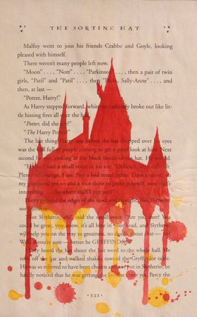 harry potter book page