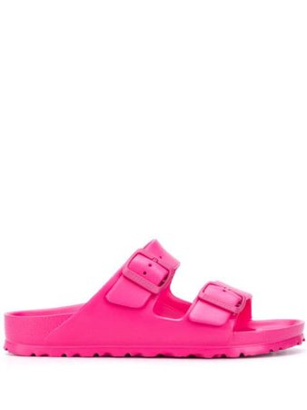 Birkenstock Arizona slide sandals pink 1015471RWFUCSIA - Farfetch