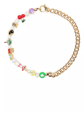 Martha Calvo Showstopper Gold Beaded Pearl Necklace - Farfetch