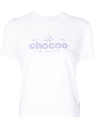 :CHOCOOLATE Slim Logo Print T-shirt - Farfetch