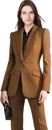 Amazon.com: Women’s 2 Pieces Blazer Suits Pant Suits for Women Business Office Lady Suits Sets : Clothing, Shoes & Jewelry