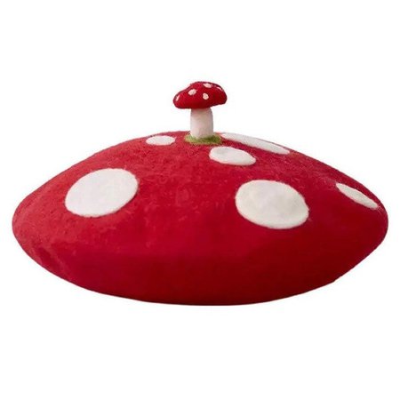 Mushroom Beret Hat 🍄 | BOOOGZEL APPAREL – Boogzel Apparel